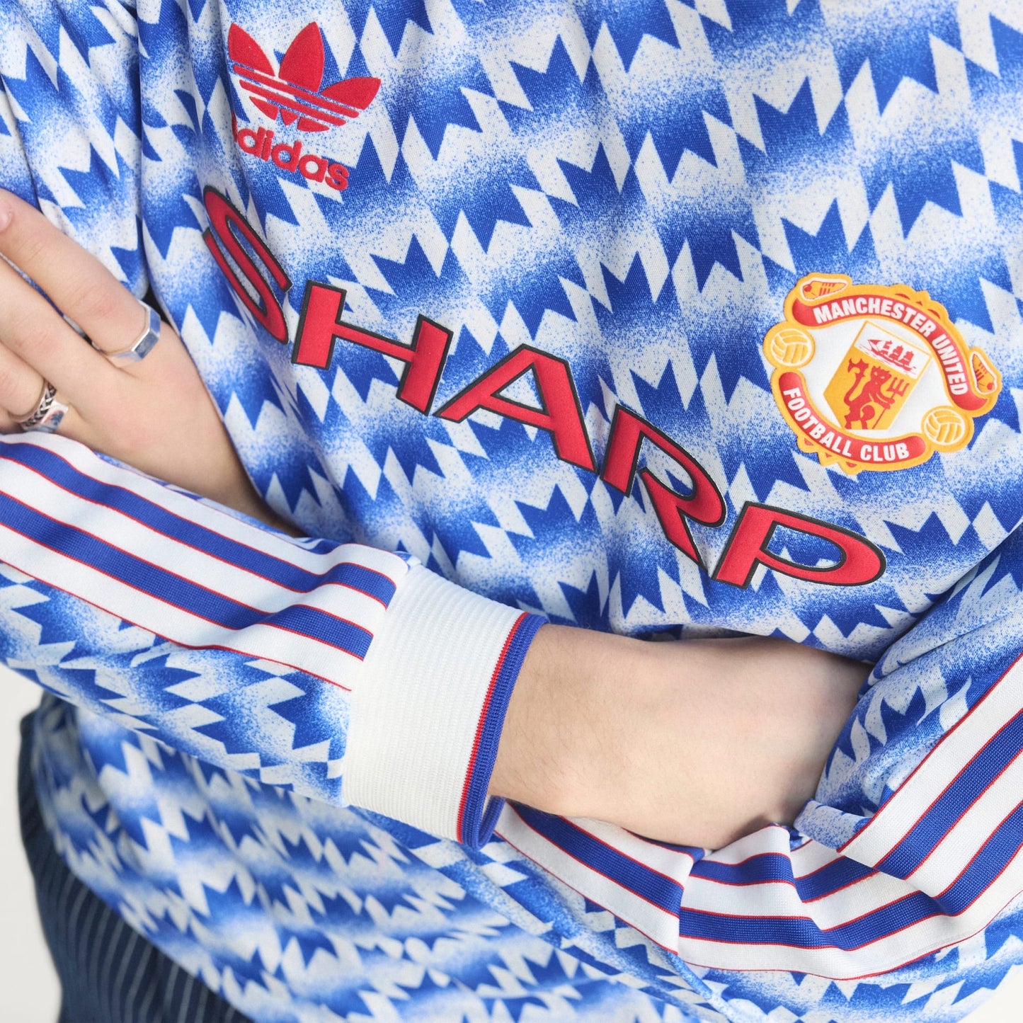 Manchester United 90 Away Jersey -  Long Sleeve
