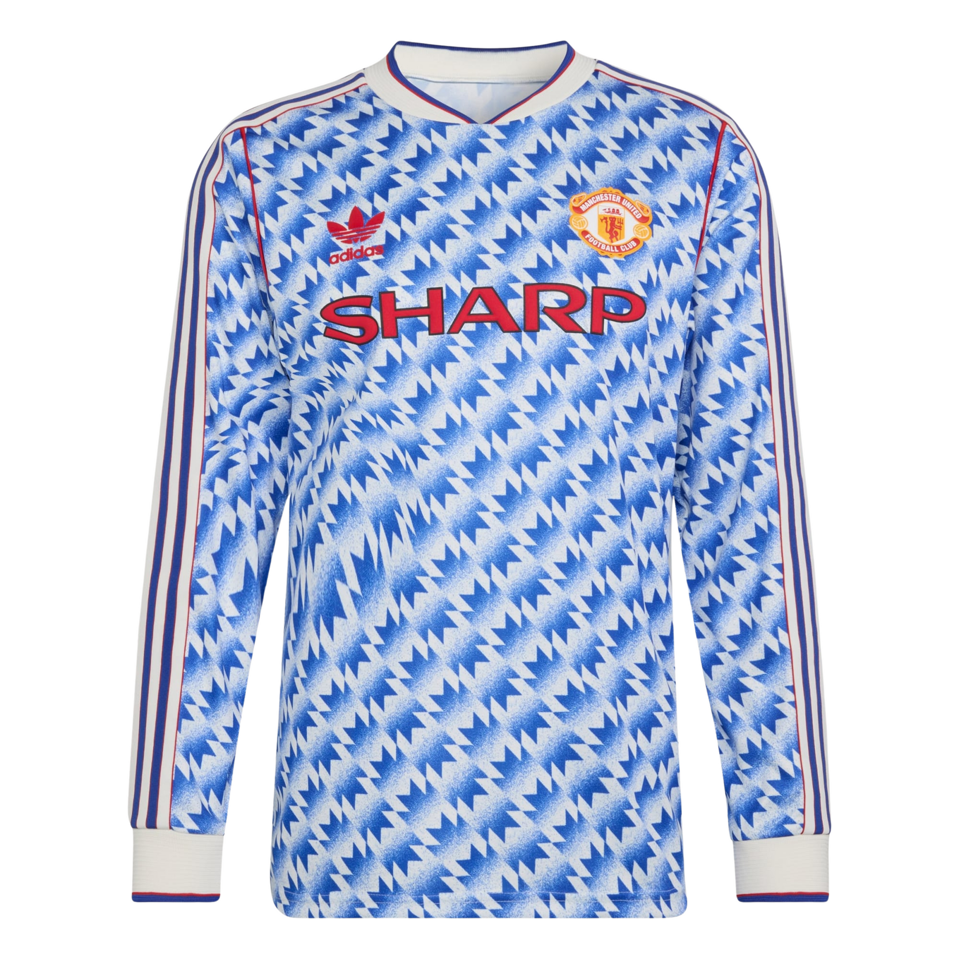 Manchester United 90 Away Jersey -  Long Sleeve