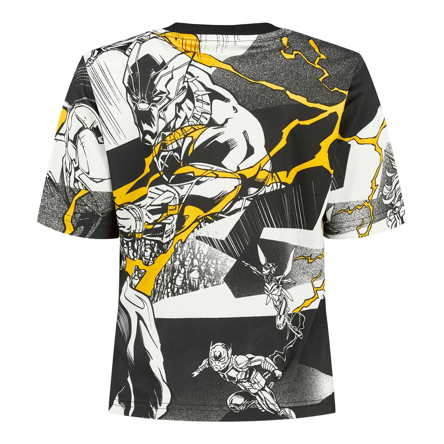 Real Madrid Kids Adidas x Marvel Warm Up Shirt 25/26 White/Black