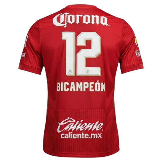 Toluca 25/26 Home Jersey - Bicampeones #12