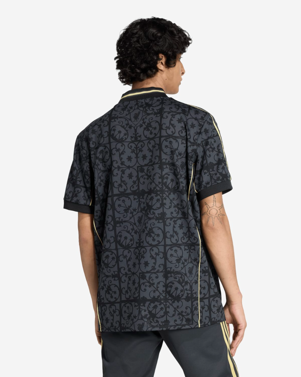 Liverpool adidas 25/26 LFSTLR Tee Black & Gold