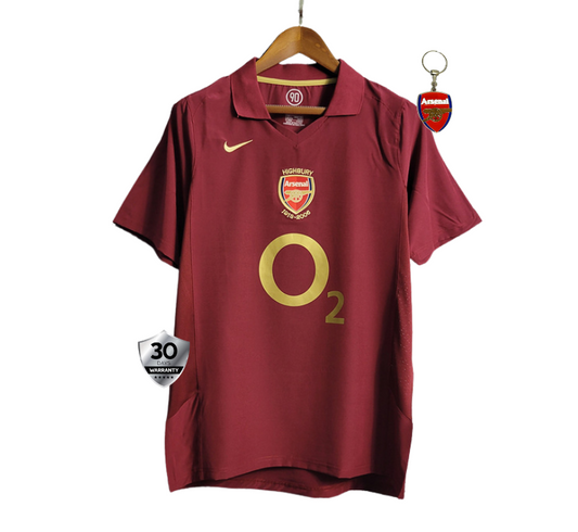 Arsenal Retro Jersey Home 2005/06